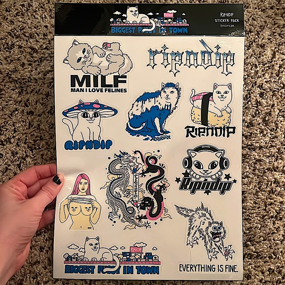 Ripndip sticker pack limited edition